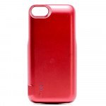 Wholesale iPhone 8 Plus / 7 Plus / 6s Plus / 6 Plus Dual Portable Power Charging Cover 7200 mAh (Red)